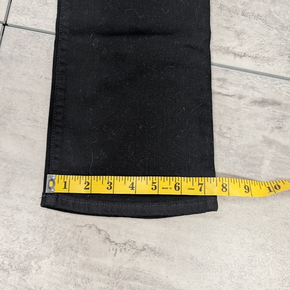 Gap Women's Crop Flair High Rise Black Wash Jeans Size 27 Petite NWT - Picture 7 of 11